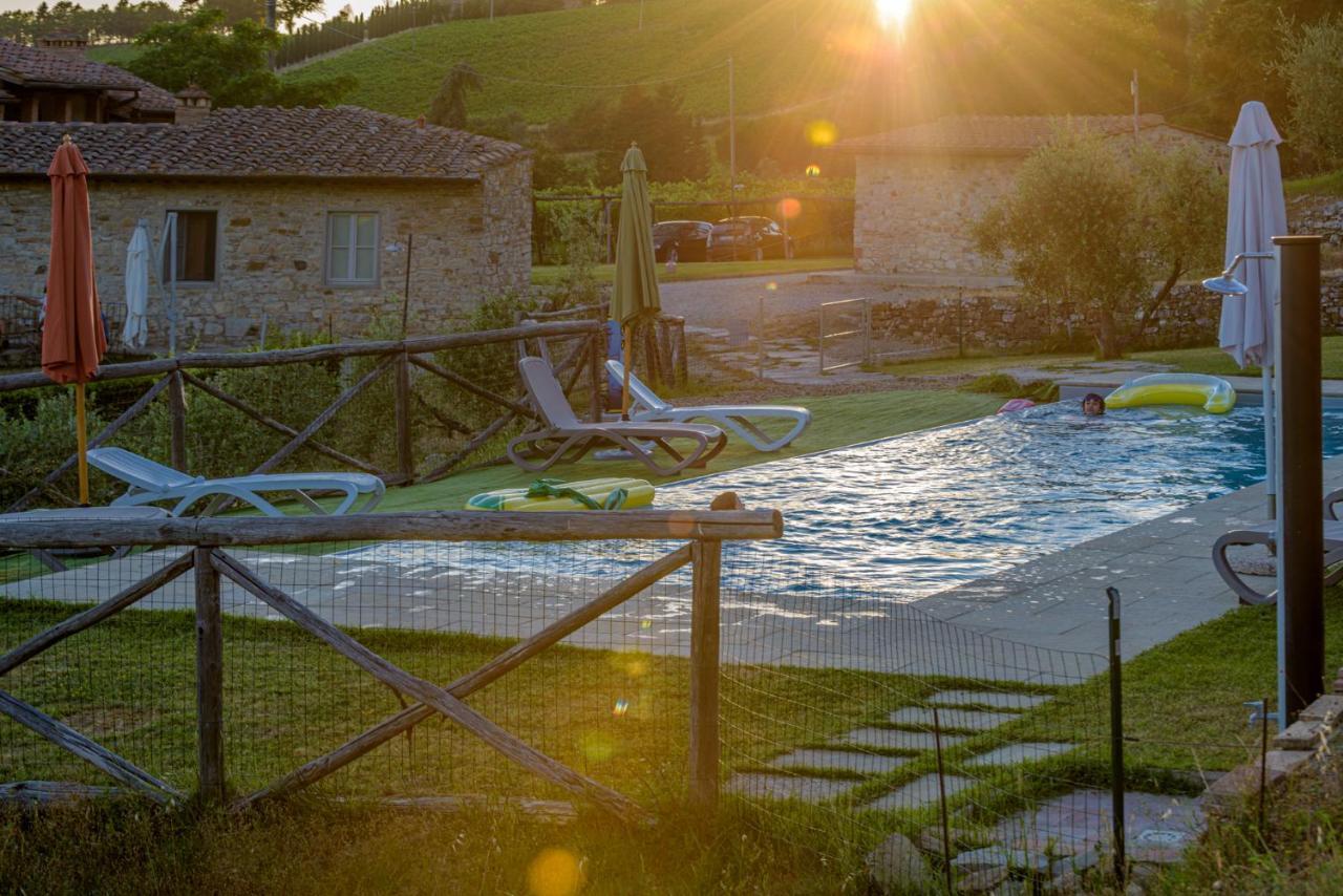 הוילה קסטלינה אין קיאנטי Agriturismo Concadoro מראה חיצוני תמונה